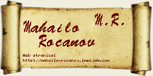 Mahailo Rocanov vizit kartica